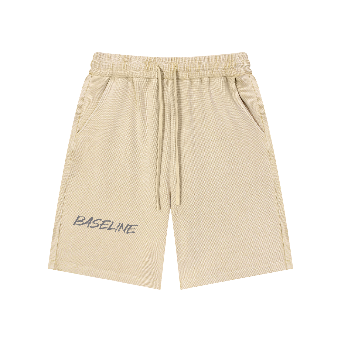 Mineral Wash Waffle Knit Shorts