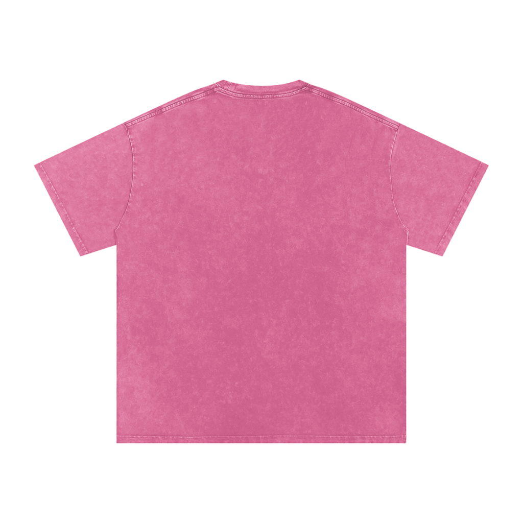 Snow Washed Cotton T-Shirt