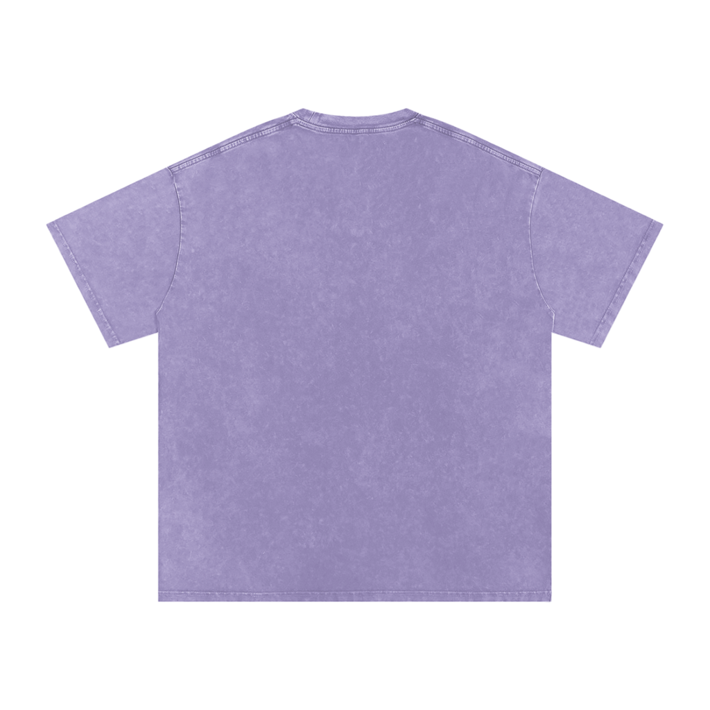 Snow Washed Cotton T-Shirt