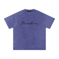 Snow Washed Cotton T-Shirt