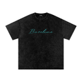 Snow Washed Cotton T-Shirt