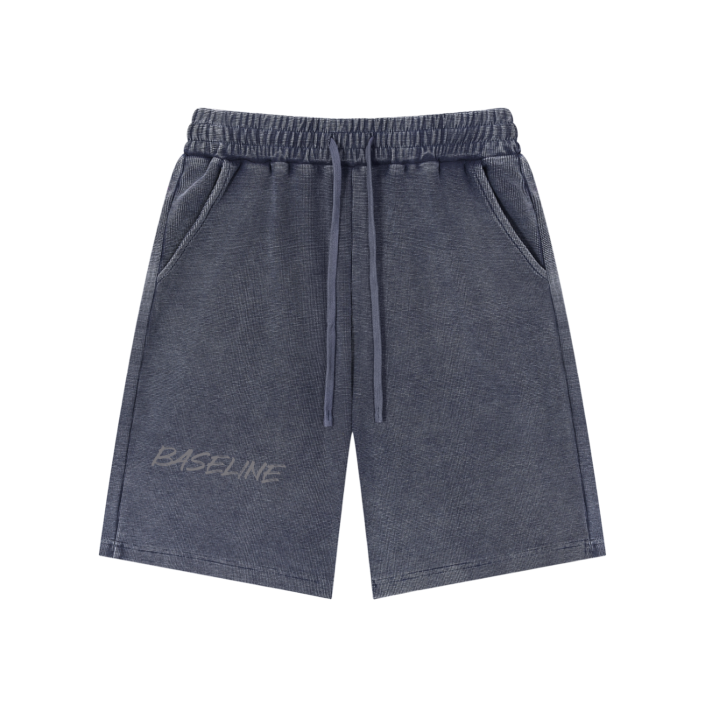 Mineral Wash Waffle Knit Shorts
