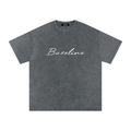 Snow Washed Cotton T-Shirt